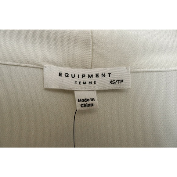 EQUIPMENT Joslin Tunic Top Blouse V-Neck Ivory Shopbop Net-A-Porter XS NWT $245 - Picture 5 of 8